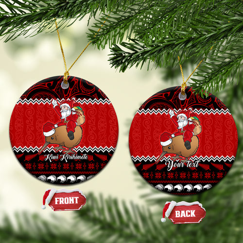 personalised-new-zealand-christmas-ceramic-ornament-kiwi-santa-claus-maori-meri-kirihimete