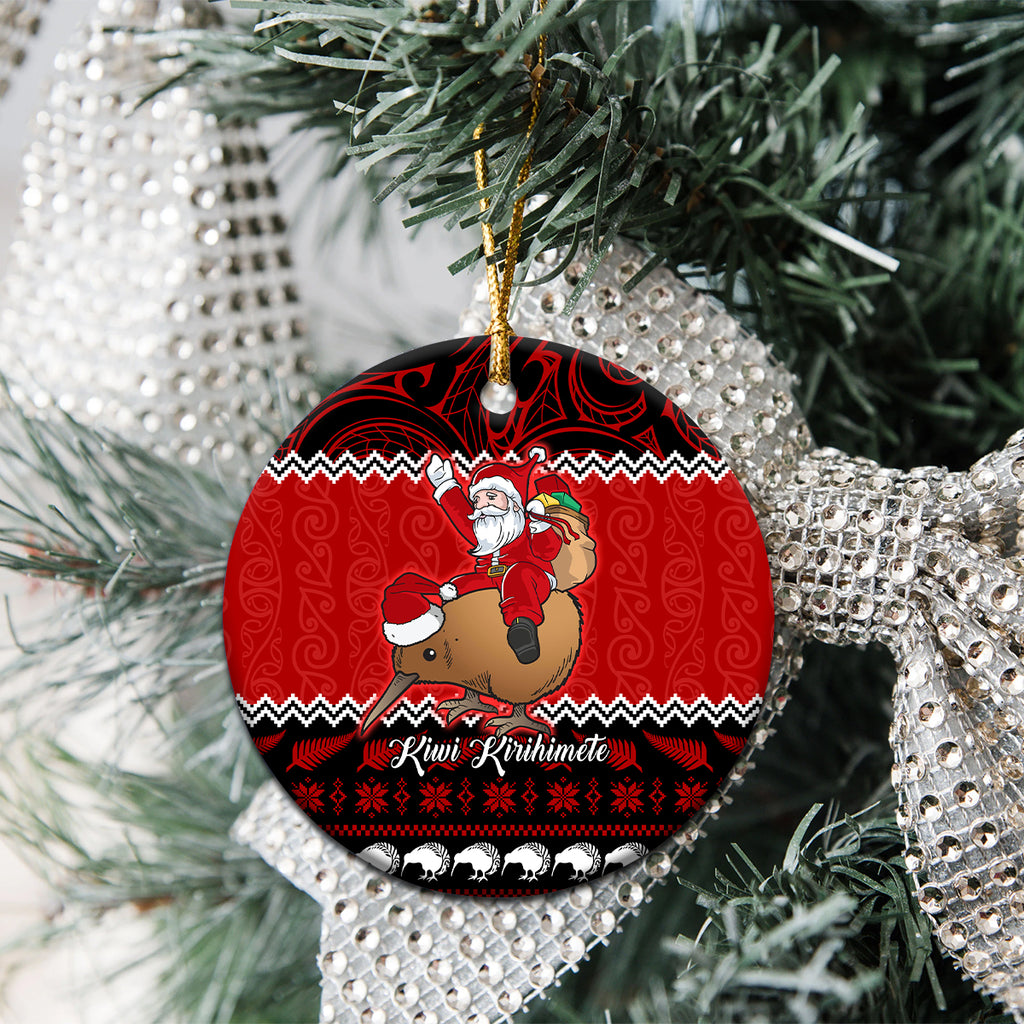 personalised-new-zealand-christmas-ceramic-ornament-kiwi-santa-claus-maori-meri-kirihimete