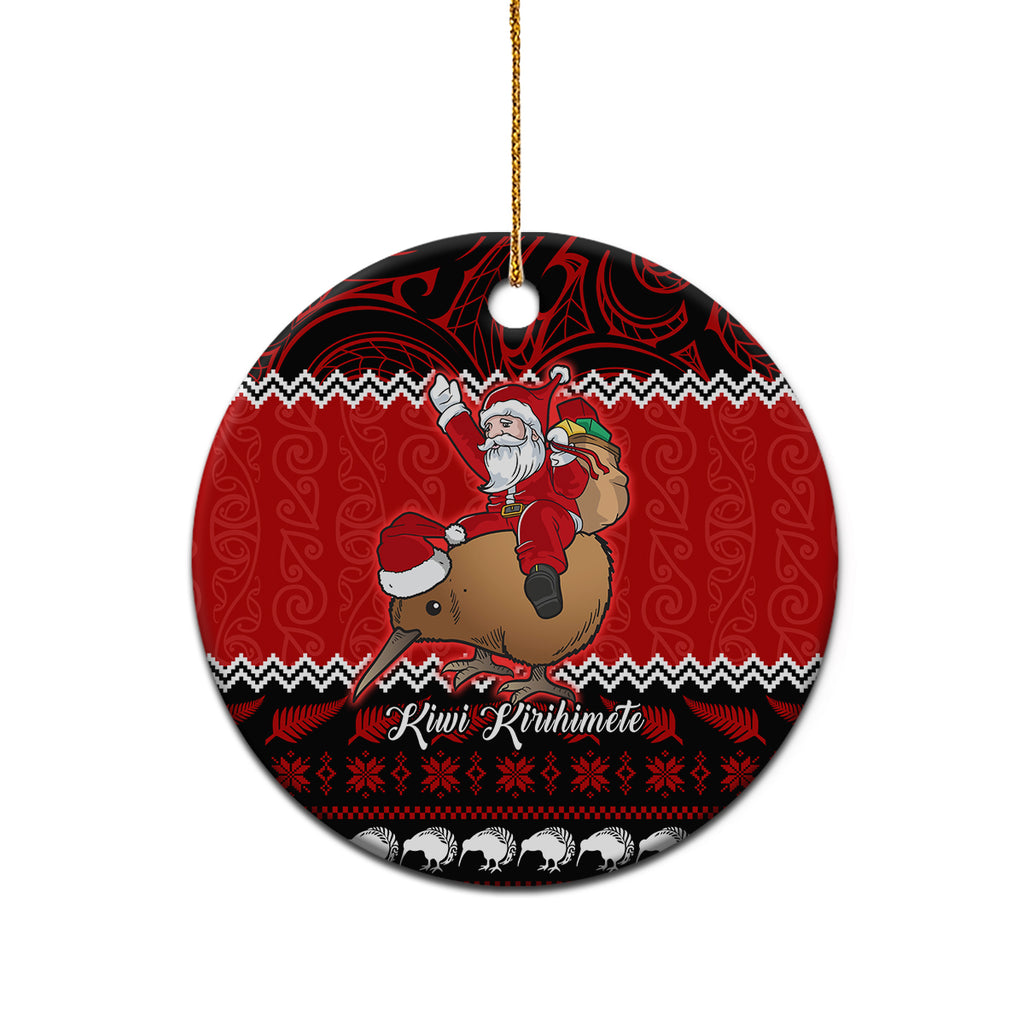 personalised-new-zealand-christmas-ceramic-ornament-kiwi-santa-claus-maori-meri-kirihimete