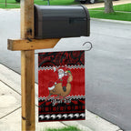 personalised-new-zealand-christmas-garden-flag-kiwi-santa-claus-maori-meri-kirihimete