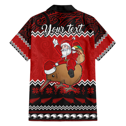 personalised-new-zealand-christmas-hawaiian-shirt-kiwi-santa-claus-maori-meri-kirihimete