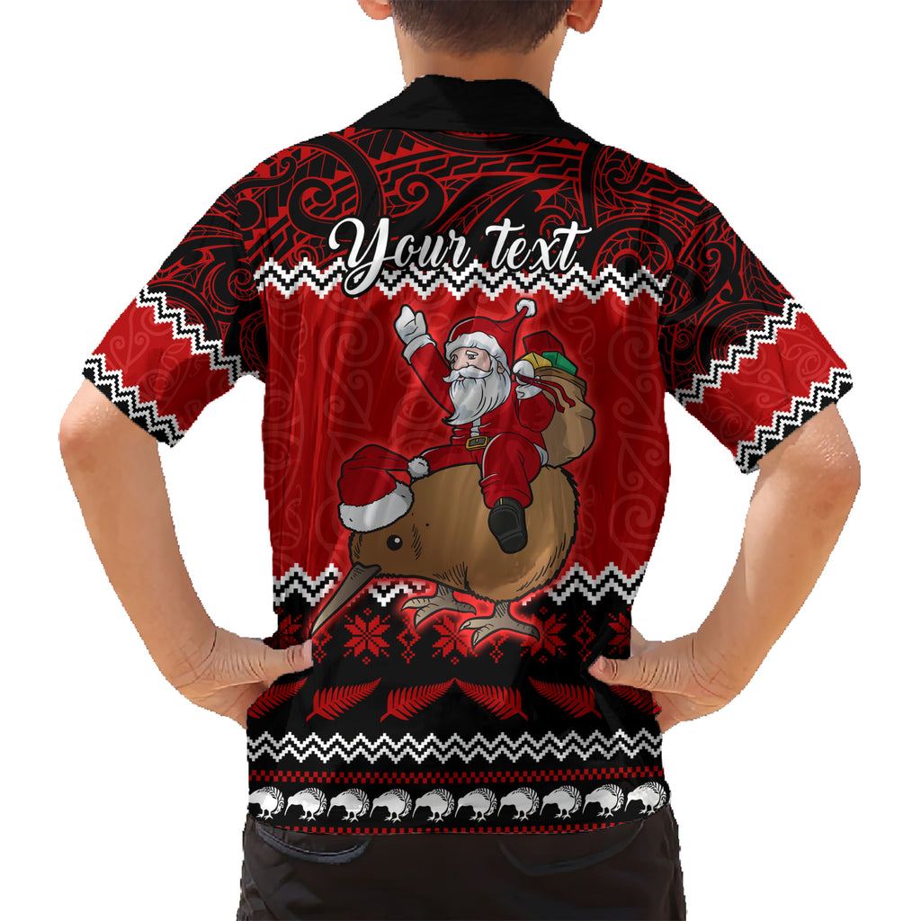 personalised-new-zealand-christmas-hawaiian-shirt-kiwi-santa-claus-maori-meri-kirihimete