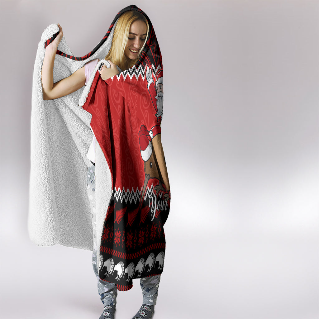 personalised-new-zealand-christmas-hooded-blanket-kiwi-santa-claus-maori-meri-kirihimete