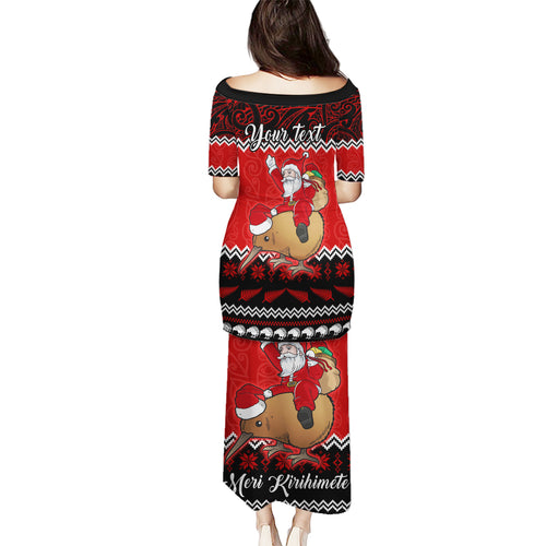 personalised-new-zealand-christmas-puletasi-kiwi-santa-claus-maori-meri-kirihimete