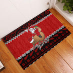 personalised-new-zealand-christmas-rubber-doormat-kiwi-santa-claus-maori-meri-kirihimete