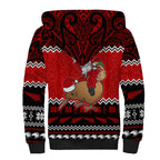 personalised-new-zealand-christmas-sherpa-hoodie-kiwi-santa-claus-maori-meri-kirihimete