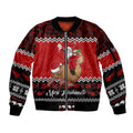 personalised-new-zealand-christmas-sleeve-zip-bomber-jacket-kiwi-santa-claus-maori-meri-kirihimete