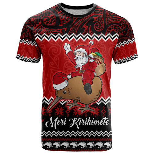 personalised-new-zealand-christmas-t-shirt-kiwi-santa-claus-maori-meri-kirihimete