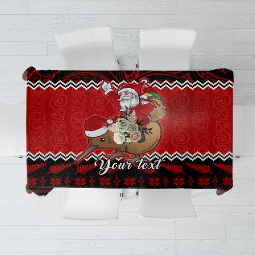 personalised-new-zealand-christmas-tablecloth-kiwi-santa-claus-maori-meri-kirihimete