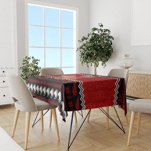 personalised-new-zealand-christmas-tablecloth-kiwi-santa-claus-maori-meri-kirihimete