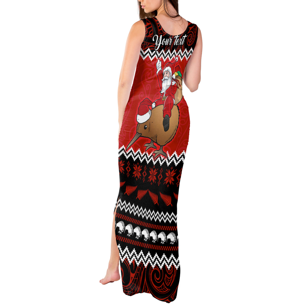 personalised-new-zealand-christmas-tank-maxi-dress-kiwi-santa-claus-maori-meri-kirihimete