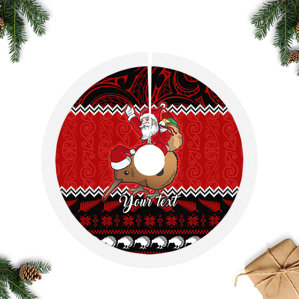 personalised-new-zealand-christmas-tree-skirt-kiwi-santa-claus-maori-meri-kirihimete