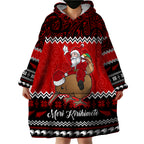personalised-new-zealand-christmas-wearable-blanket-hoodie-kiwi-santa-claus-maori-meri-kirihimete