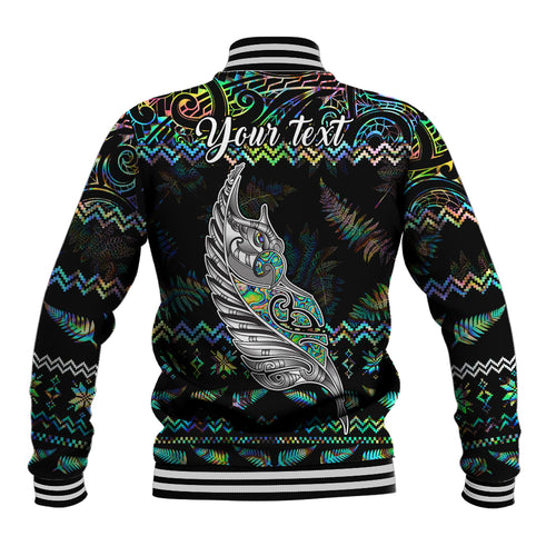 personalised-new-zealand-christmas-baseball-jacket-maori-fern-manaia-meri-kirihimete-with-papaua-shell