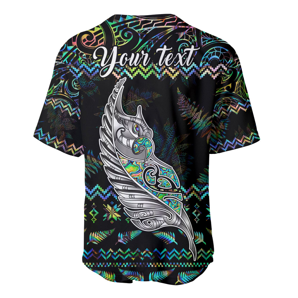 personalised-new-zealand-christmas-baseball-jersey-maori-fern-manaia-meri-kirihimete-with-papaua-shell