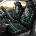 personalised-new-zealand-christmas-car-seat-cover-maori-fern-manaia-meri-kirihimete-with-papaua-shell