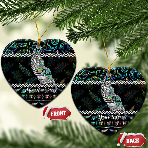 personalised-new-zealand-christmas-ceramic-ornament-maori-fern-manaia-meri-kirihimete-with-papaua-shell