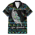 personalised-new-zealand-christmas-hawaiian-shirt-maori-fern-manaia-meri-kirihimete-with-papaua-shell