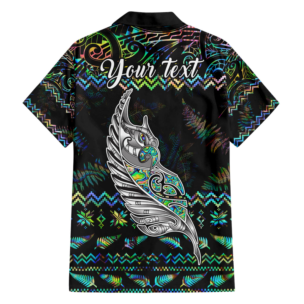 personalised-new-zealand-christmas-hawaiian-shirt-maori-fern-manaia-meri-kirihimete-with-papaua-shell