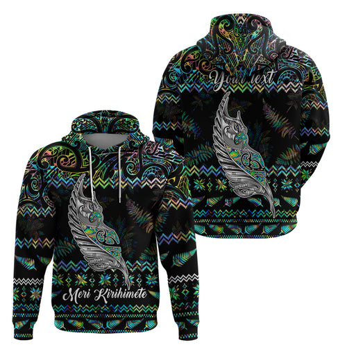 personalised-new-zealand-christmas-hoodie-maori-fern-manaia-meri-kirihimete-with-papaua-shell
