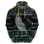 personalised-new-zealand-christmas-hoodie-maori-fern-manaia-meri-kirihimete-with-papaua-shell