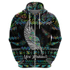 personalised-new-zealand-christmas-hoodie-maori-fern-manaia-meri-kirihimete-with-papaua-shell