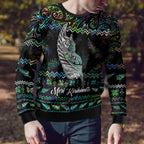 personalised-new-zealand-christmas-ugly-christmas-sweater-maori-fern-manaia-meri-kirihimete-with-papaua-shell