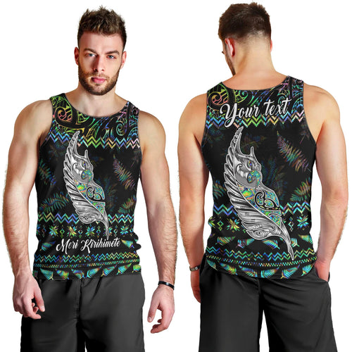 personalised-new-zealand-christmas-men-tank-top-maori-fern-manaia-meri-kirihimete-with-papaua-shell