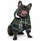 Personalised New Zealand Christmas Pet Hoodie Maori Fern Manaia Meri Kirihimete with Papaua Shell