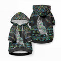 Personalised New Zealand Christmas Pet Hoodie Maori Fern Manaia Meri Kirihimete with Papaua Shell