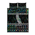 personalised-new-zealand-christmas-quilt-bed-set-maori-fern-manaia-meri-kirihimete-with-papaua-shell