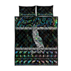 personalised-new-zealand-christmas-quilt-bed-set-maori-fern-manaia-meri-kirihimete-with-papaua-shell