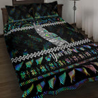 personalised-new-zealand-christmas-quilt-bed-set-maori-fern-manaia-meri-kirihimete-with-papaua-shell