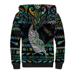 personalised-new-zealand-christmas-sherpa-hoodie-maori-fern-manaia-meri-kirihimete-with-papaua-shell