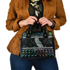 personalised-new-zealand-christmas-shoulder-handbag-maori-fern-manaia-meri-kirihimete-with-papaua-shell