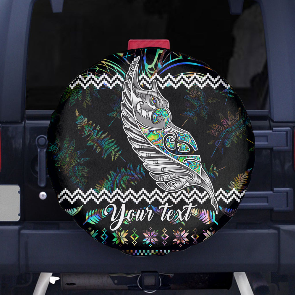 personalised-new-zealand-christmas-spare-tire-cover-maori-fern-manaia-meri-kirihimete-with-papaua-shell