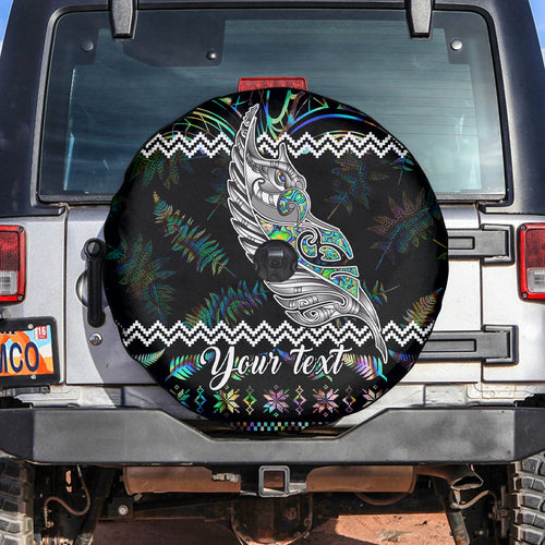 personalised-new-zealand-christmas-spare-tire-cover-maori-fern-manaia-meri-kirihimete-with-papaua-shell