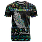 personalised-new-zealand-christmas-t-shirt-maori-fern-manaia-meri-kirihimete-with-papaua-shell