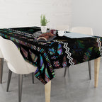 personalised-new-zealand-christmas-tablecloth-maori-fern-manaia-meri-kirihimete-with-papaua-shell