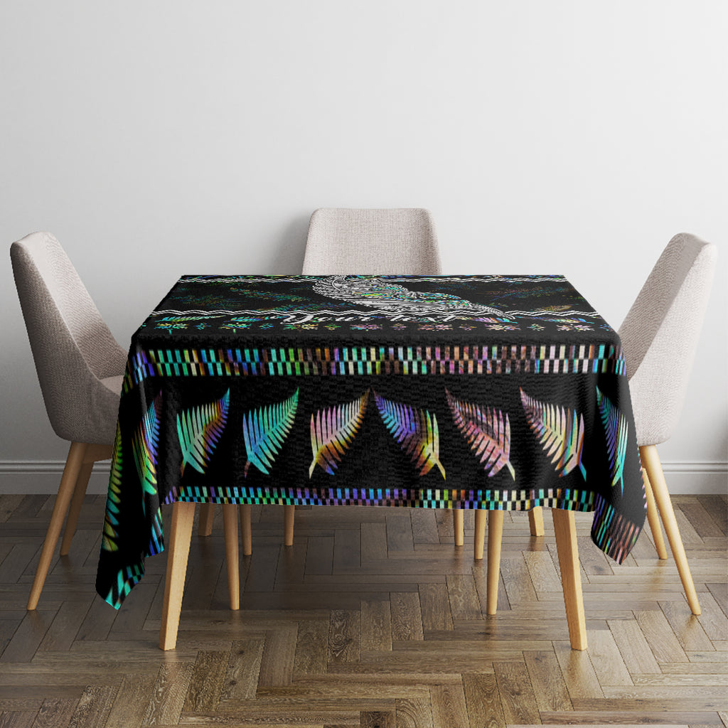 personalised-new-zealand-christmas-tablecloth-maori-fern-manaia-meri-kirihimete-with-papaua-shell