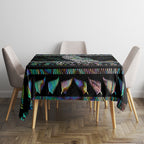 personalised-new-zealand-christmas-tablecloth-maori-fern-manaia-meri-kirihimete-with-papaua-shell