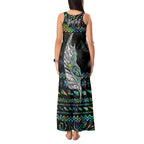 personalised-new-zealand-christmas-tank-maxi-dress-maori-fern-manaia-meri-kirihimete-with-papaua-shell