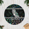 personalised-new-zealand-christmas-tree-skirt-maori-fern-manaia-meri-kirihimete-with-papaua-shell