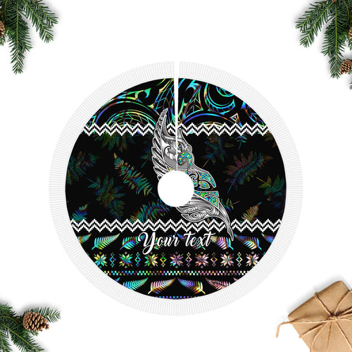 personalised-new-zealand-christmas-tree-skirt-maori-fern-manaia-meri-kirihimete-with-papaua-shell