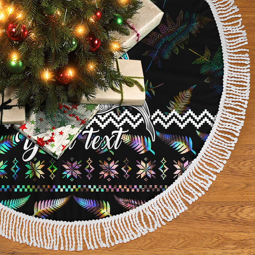 personalised-new-zealand-christmas-tree-skirt-maori-fern-manaia-meri-kirihimete-with-papaua-shell