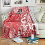 Australian Renegades Cricket Custom Blanket Minimalism Aboriginal