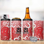 Australian Renegades Cricket Custom 4 in 1 Can Cooler Tumbler Minimalism Aboriginal