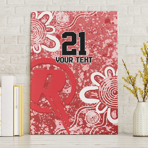 Australian Renegades Cricket Custom Canvas Wall Art Minimalism Aboriginal