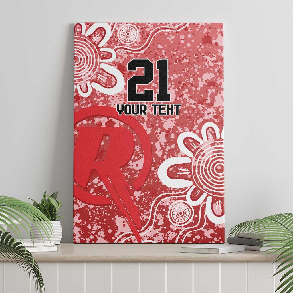 Australian Renegades Cricket Custom Canvas Wall Art Minimalism Aboriginal