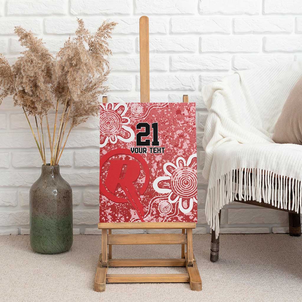 Australian Renegades Cricket Custom Canvas Wall Art Minimalism Aboriginal